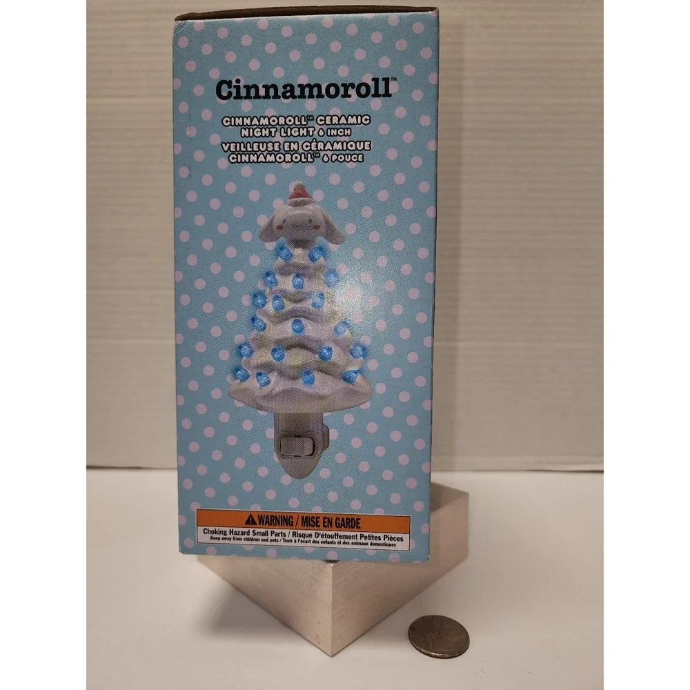 Sanrio Cinnamoroll 6-inch ceramic Christmas‎ tree plug-in nightlight